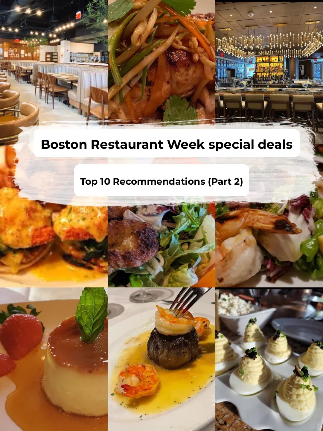 Boston Restaurant Week Deals: Top 10 Recommendations (Part 2)