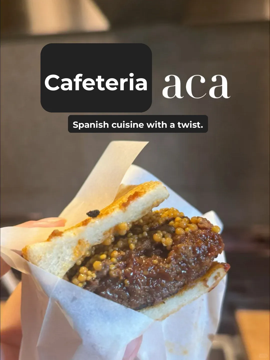 If you can't book a table at ACA, just head over to their kitchen for a meal instead!