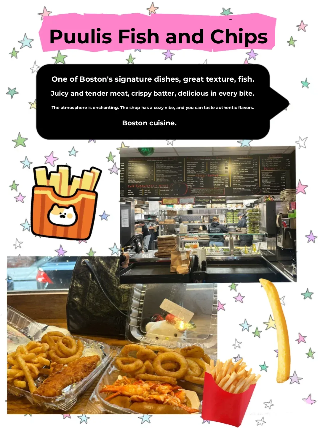 Boston’s Tasty Fries Shop: Secrets in the Glow of Fries~