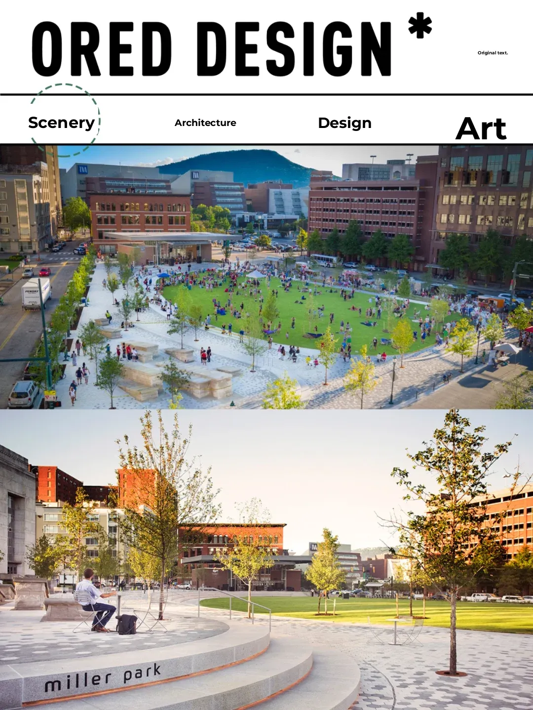 Miller Park in Downtown Chattanooga