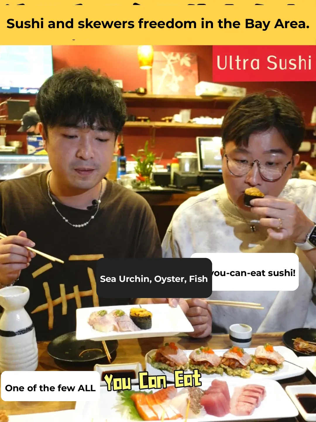 🍣 One of the Few All-You-Can-Eat Sushi Buffets in the Bay Area 😋