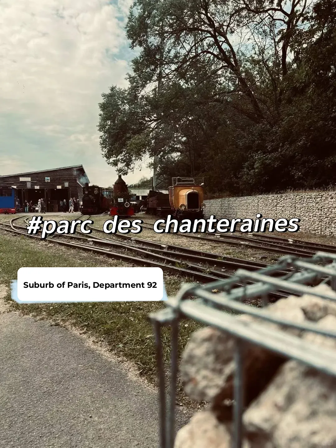 🇫🇷 Paris Suburbs | Steam Train Park