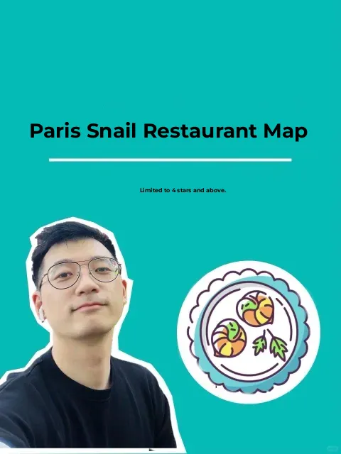 I've Crafted a Map of Paris' Top Escargot Spots (4 Stars and Up)