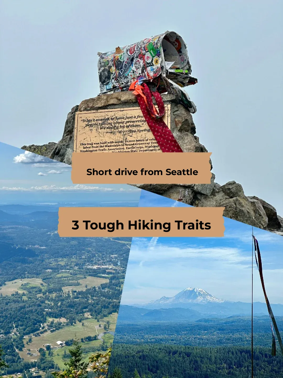 "Seattle | 3 Challenging Hiking Trails Just a 30-Minute Drive Away"