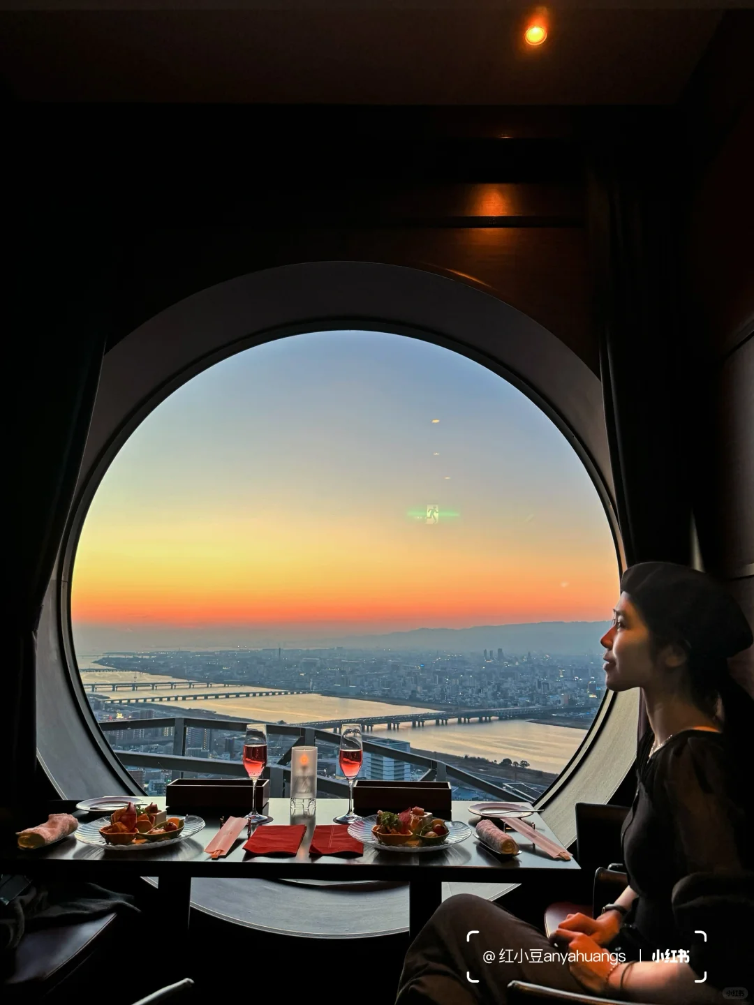 Birthday Night View Vibes: Highly Recommend This Spot in Osaka!