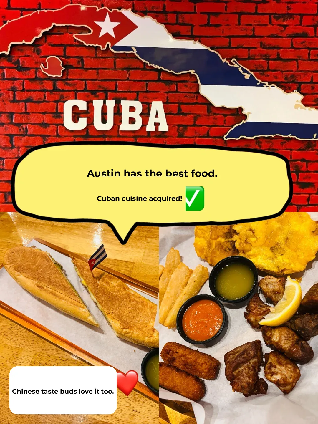 Exploring Austin's Best Cuban Cuisine: A Perfect Match for the Chinese Palate