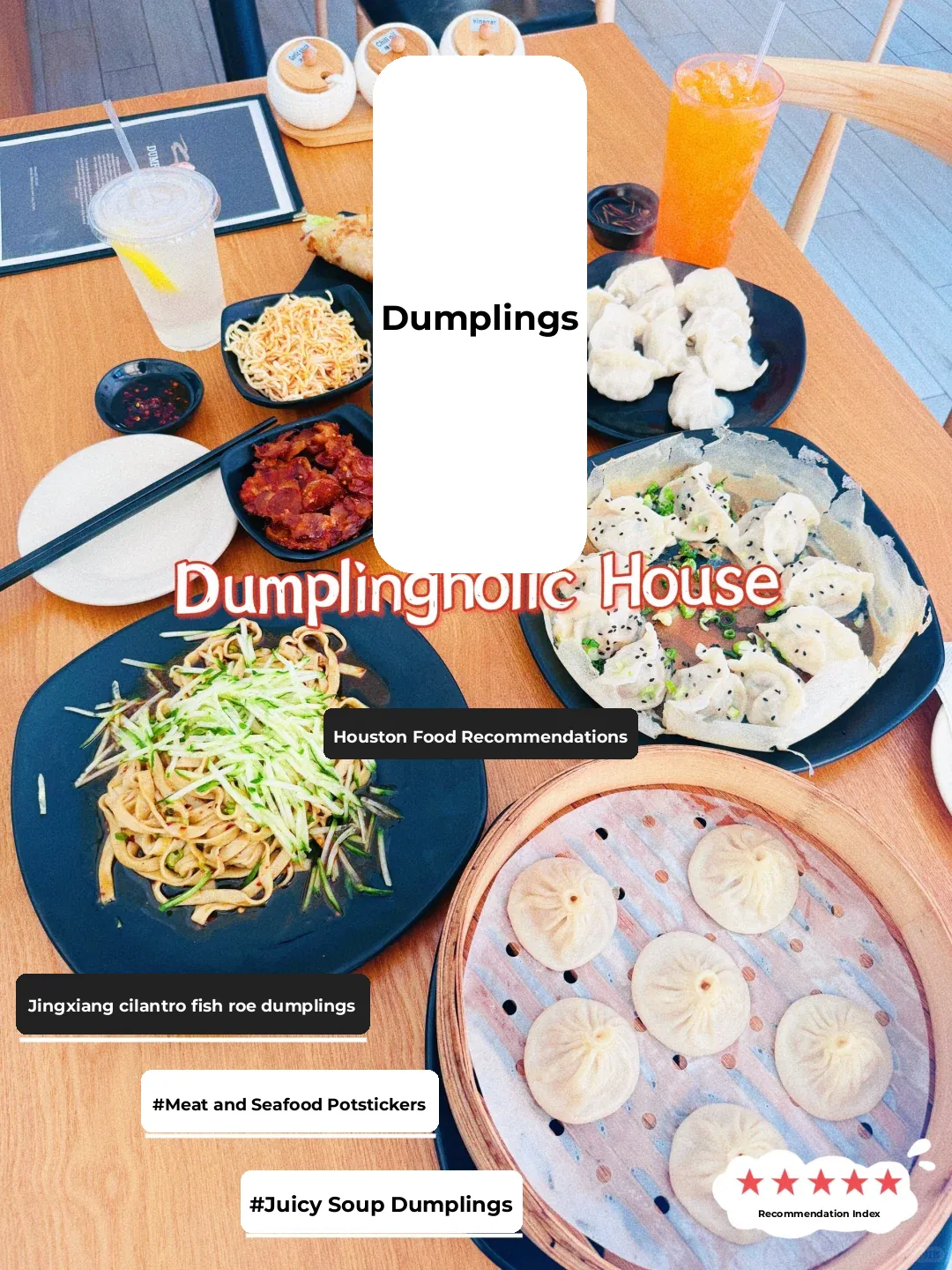The Taste of Home! Must-Try Dumplings in Houston for Dumpling Lovers! Exclusive Cilantro Dumplings!