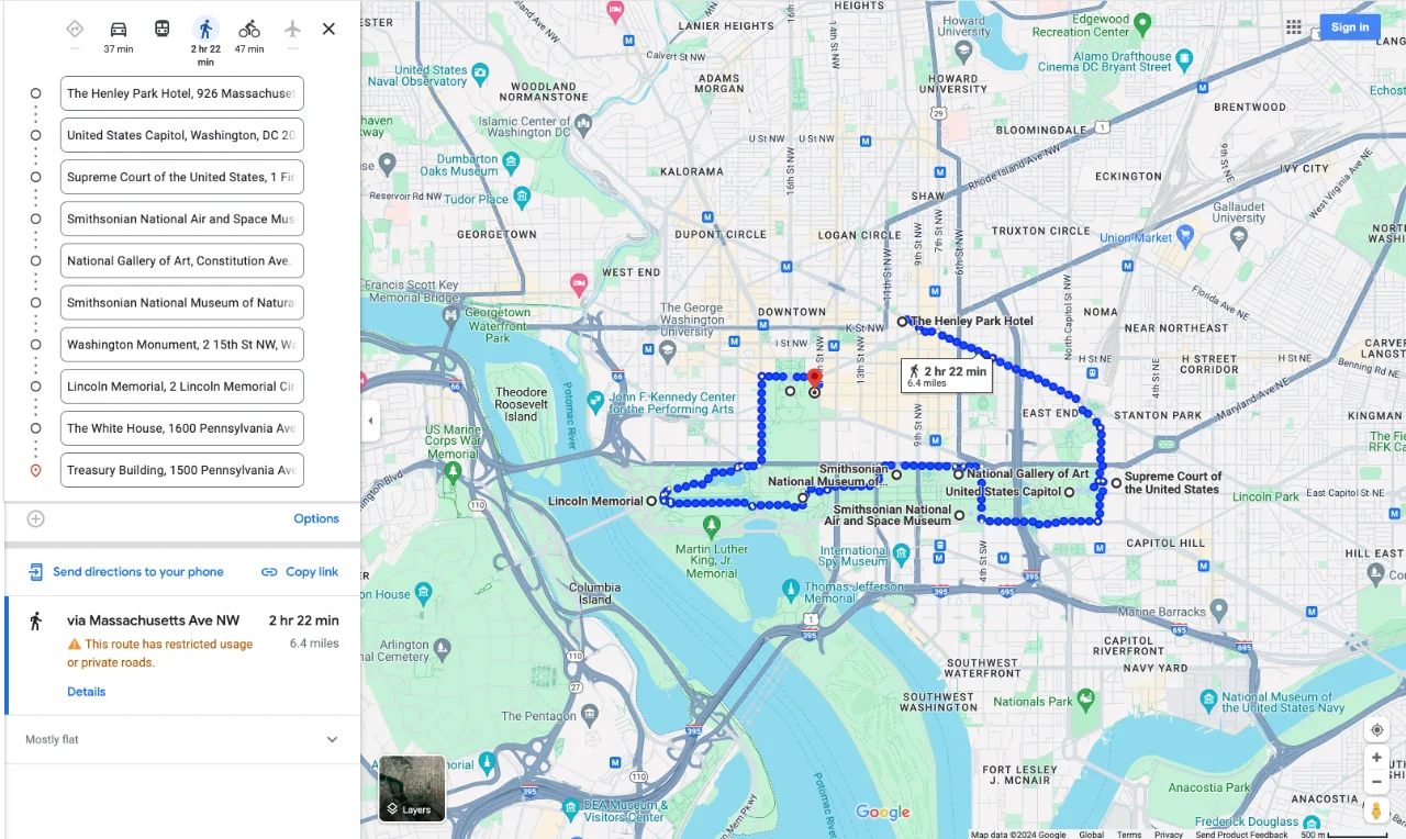 Walking Over 30,000 Steps in Washington D.C.