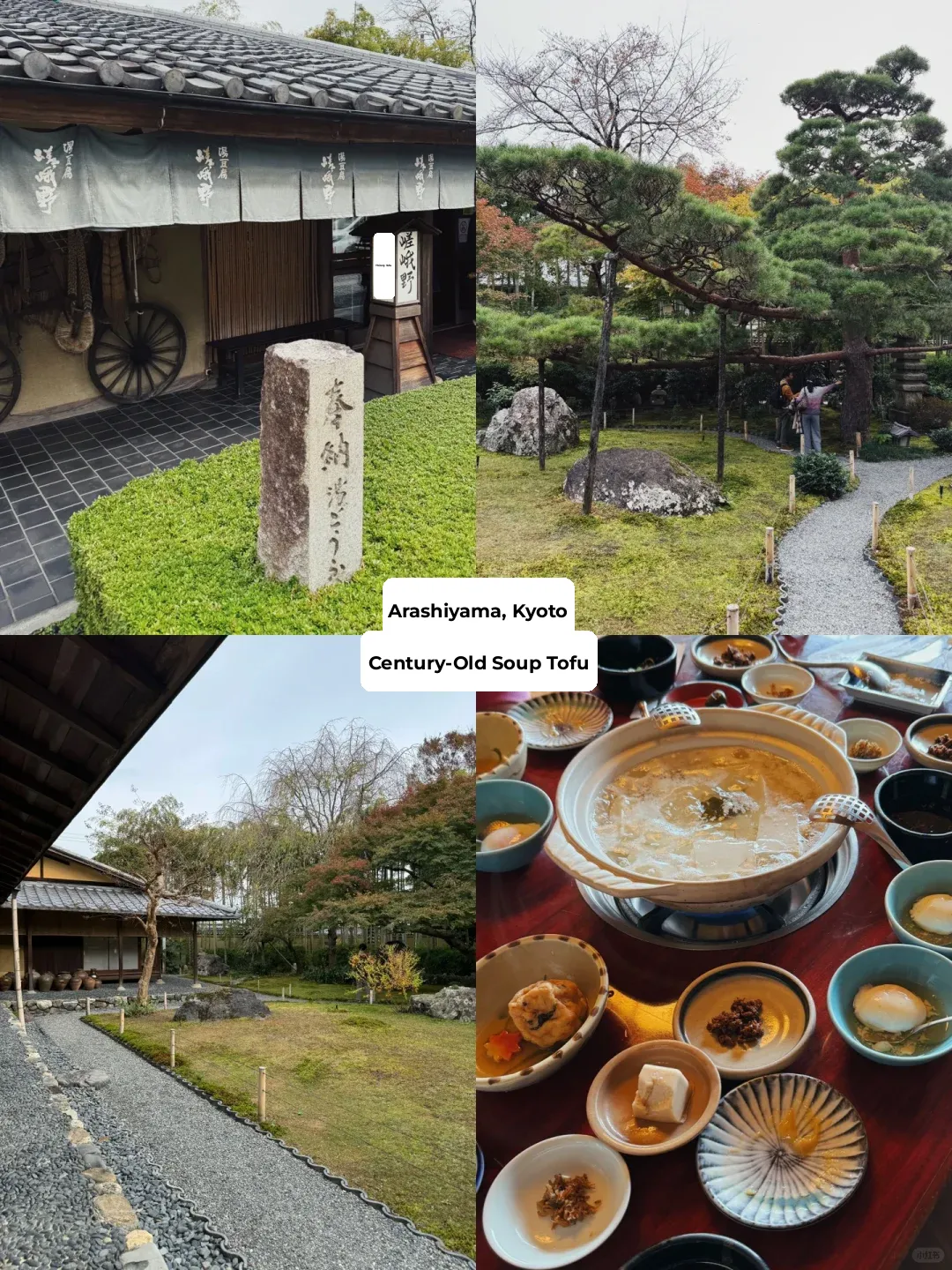 Kyoto | Hidden Gem: A Century-Old Tofu Hot Pot Shop in Arashiyama's Alleys