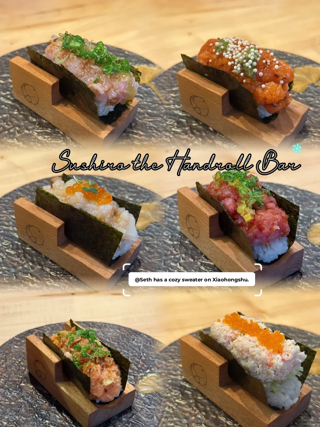 "Newly Launched Hand-Roll Sushi Spot: Sushiro the Handroll Bar"