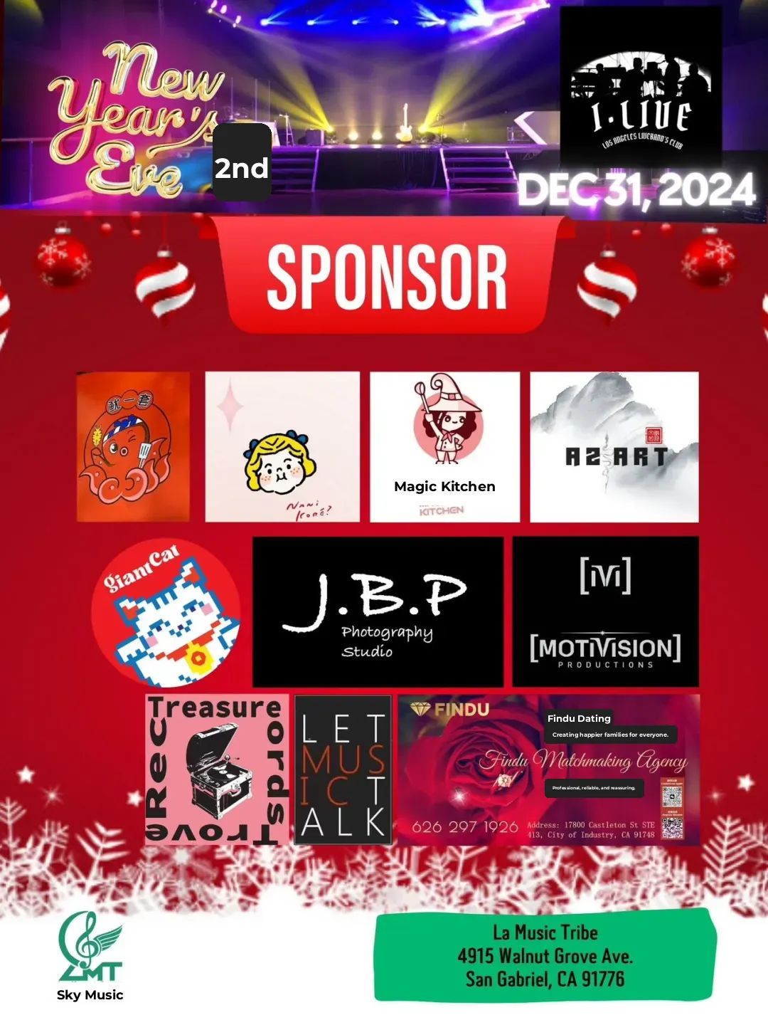 LA's Hottest New Year's Eve Food & Music Festival You Can't Miss! 🎉