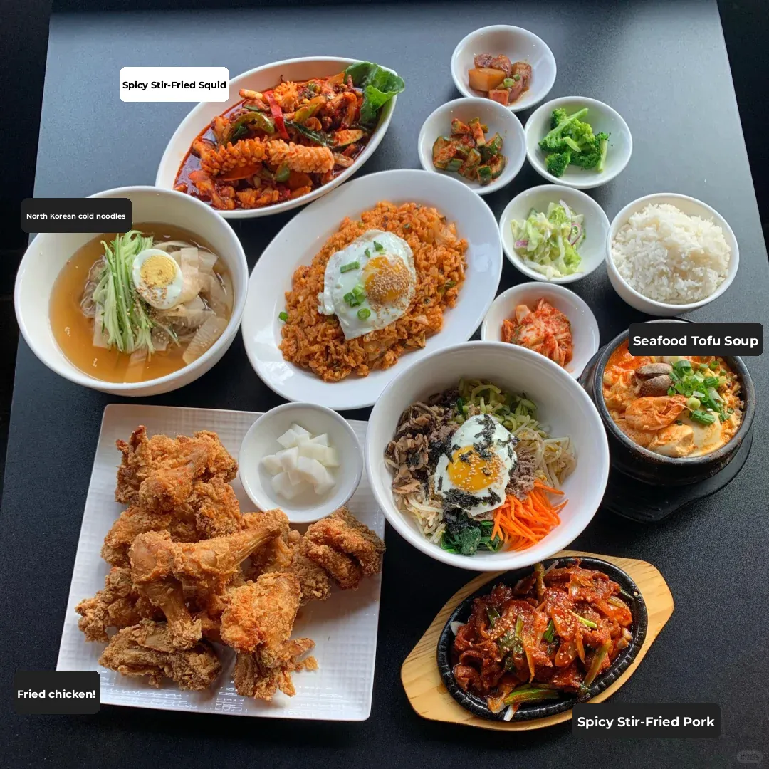 Another divine Korean spot discovered in Seattle 🍗 Fried Chicken Tofu Soup