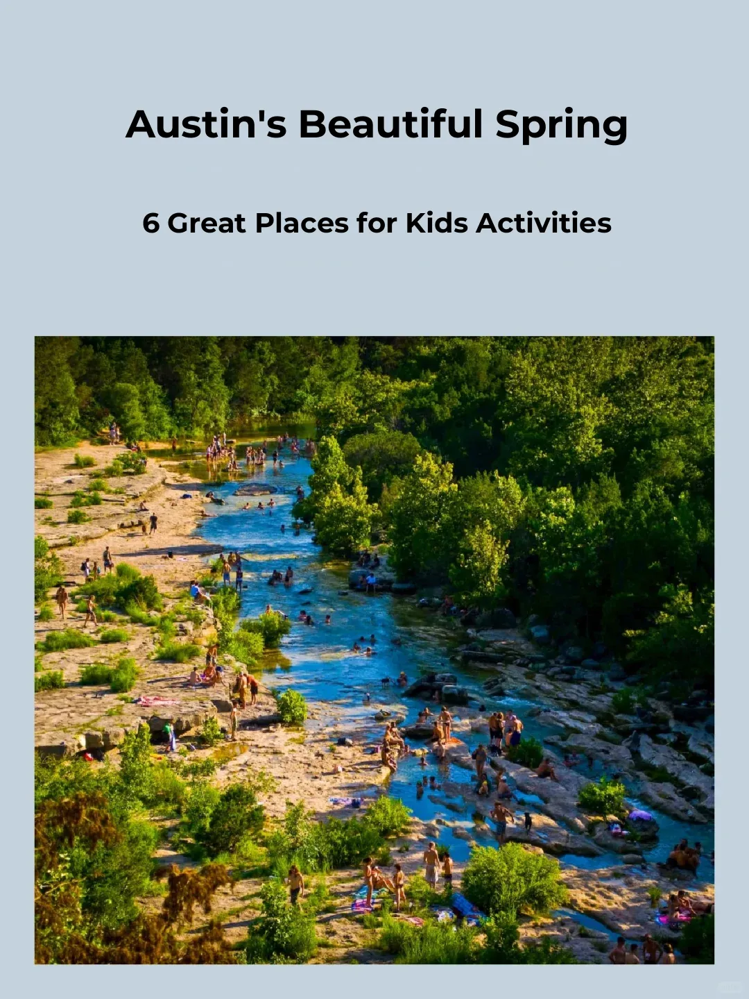 6 Must-Visit Kid-Friendly Spots to Enjoy Austin's Beautiful Spring 💕