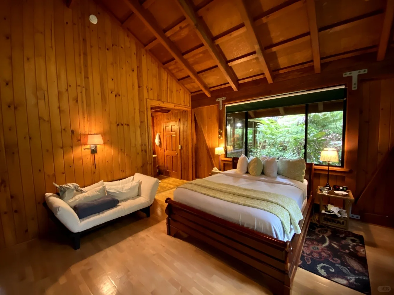 Big Island, Hawaii - Volcano Park Accommodation - Tropical Rainforest Cabin