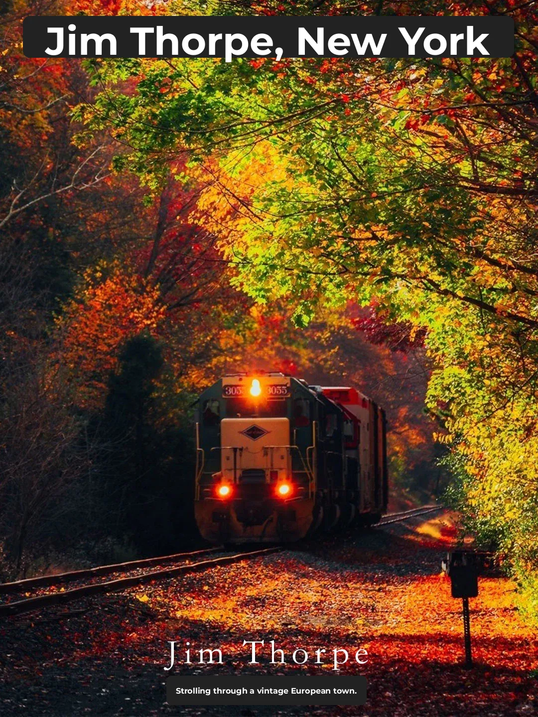 "New York Travel Guide: Exploring Jim Thorpe – Pennsylvania's Enchanting Autumn Fairytale Town"