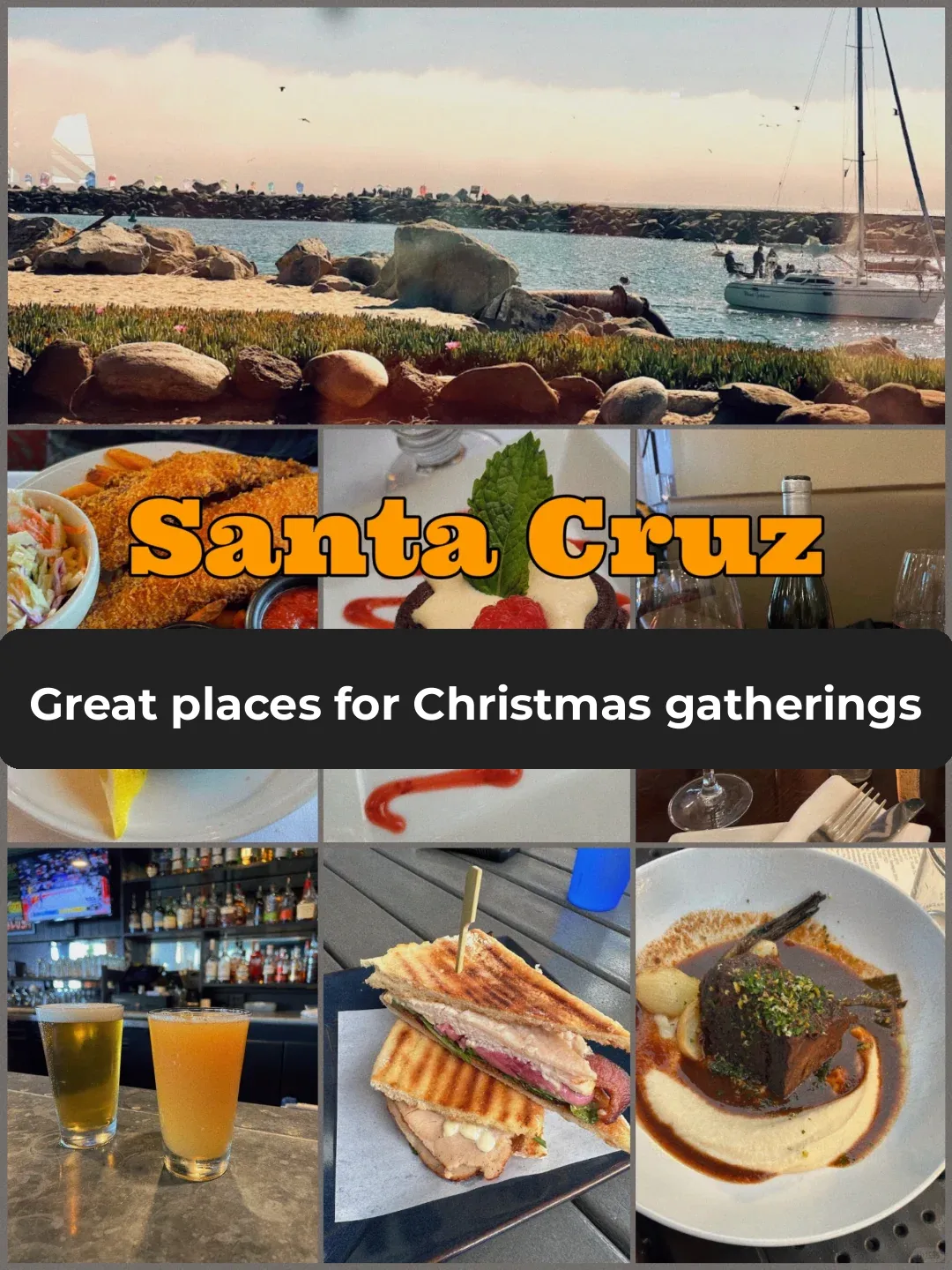 Santa Cruz || Top Spots for Christmas Dinner Gatherings 🎅