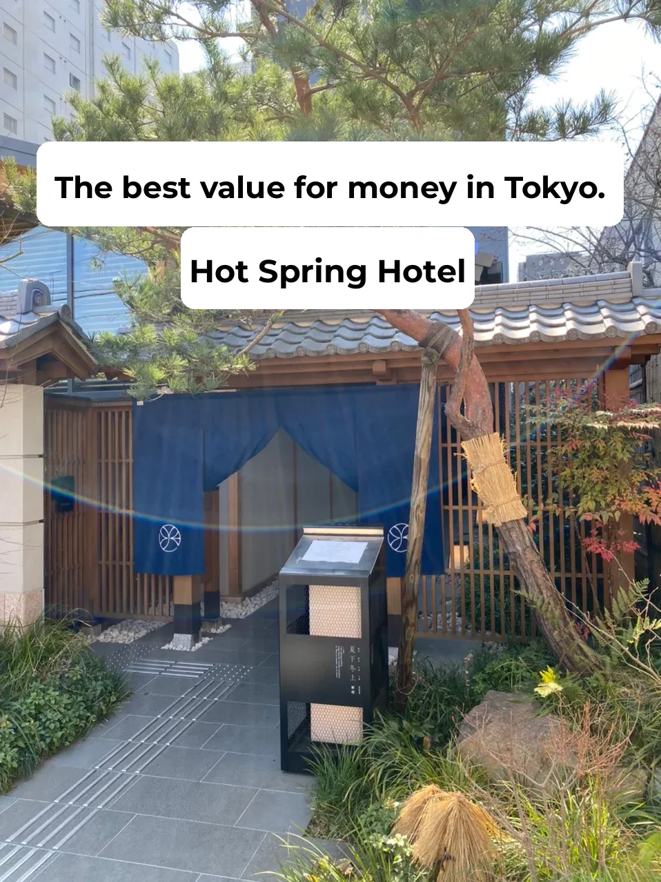 🇯🇵 Open-Air Hot Spring with a View | The Best Onsen Hotel in Tokyo