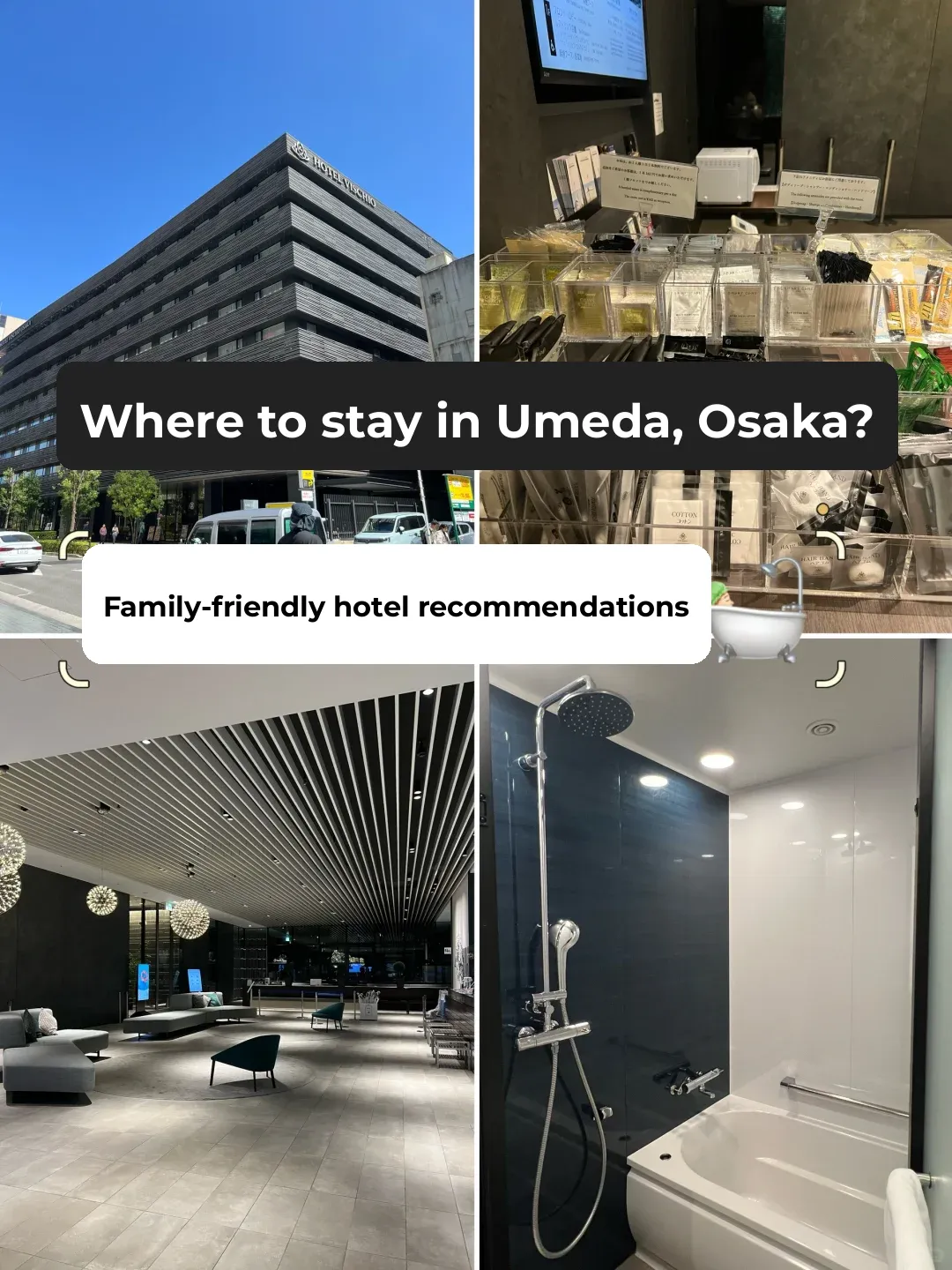 Hotel for a 4-Night Family Getaway in Osaka: A Must-Save!