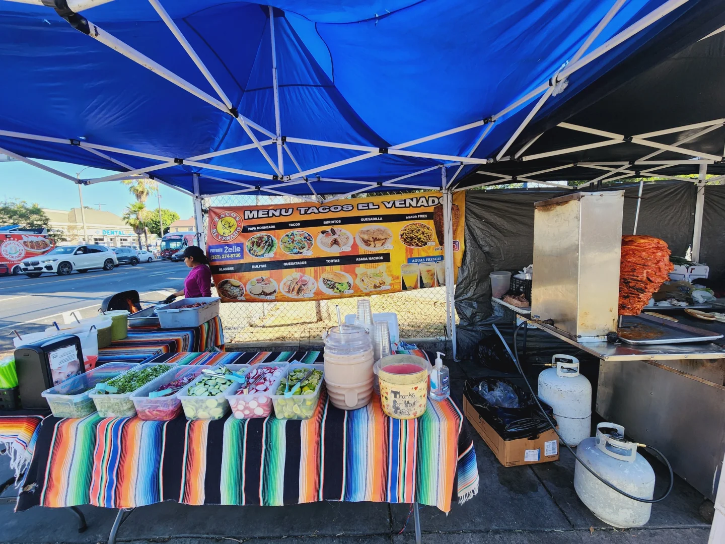 "Street-Side Mexican Snacks in Los Angeles"