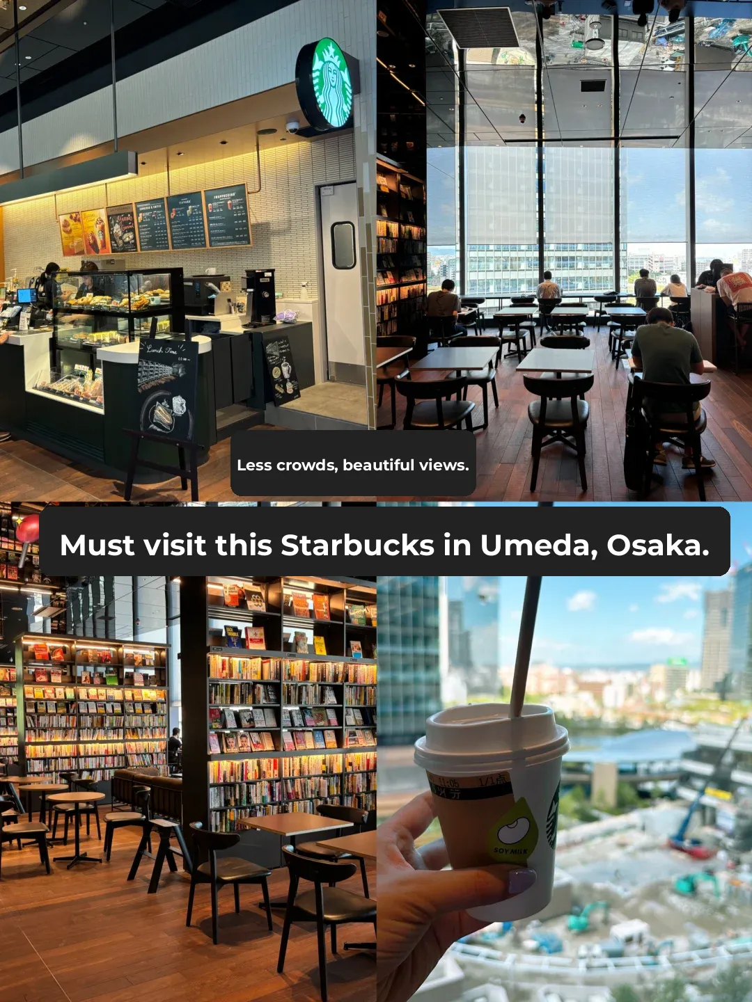 Find Serenity in the Bustle! This Starbucks in Osaka's Umeda is a Must-Visit