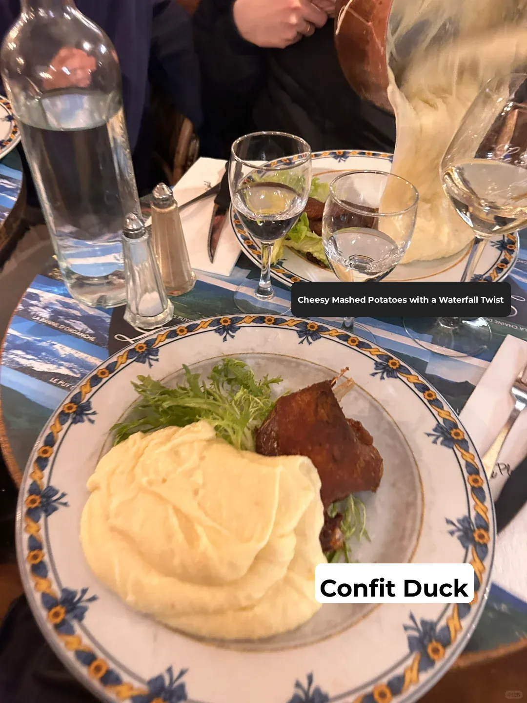 🇫🇷 Parisian French Cuisine | Signature Cheese Fondue Potato Mashed Duck Confit 🤤