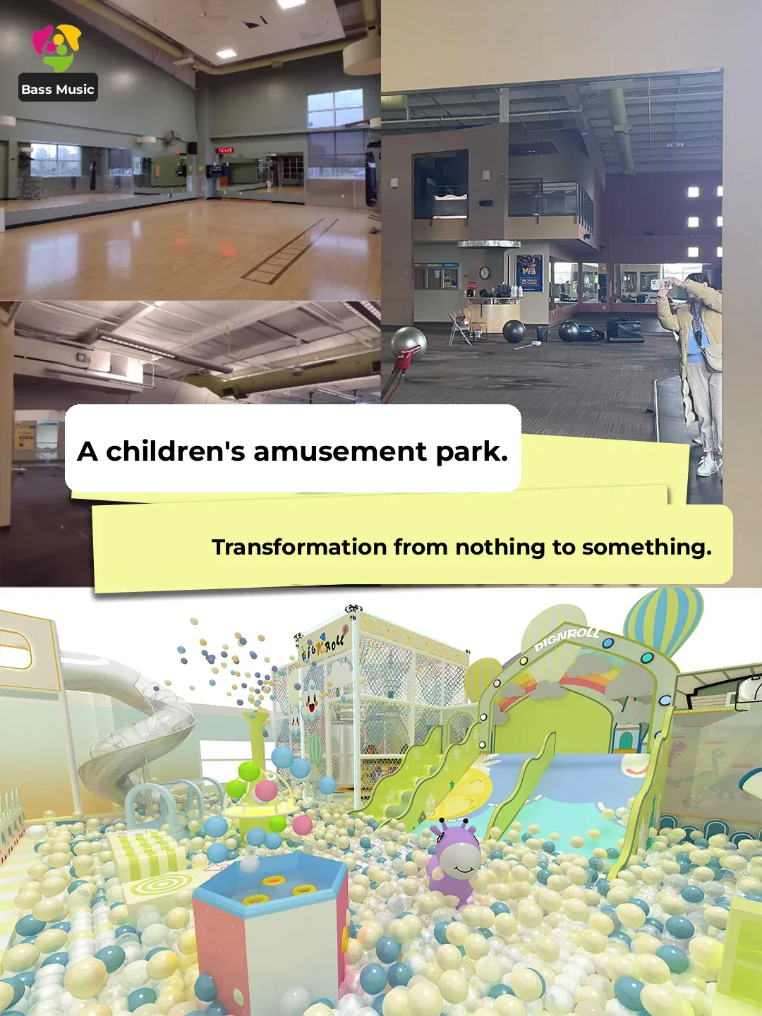 🎠 Have you ever witnessed the transformation of a playground from nothing to something?