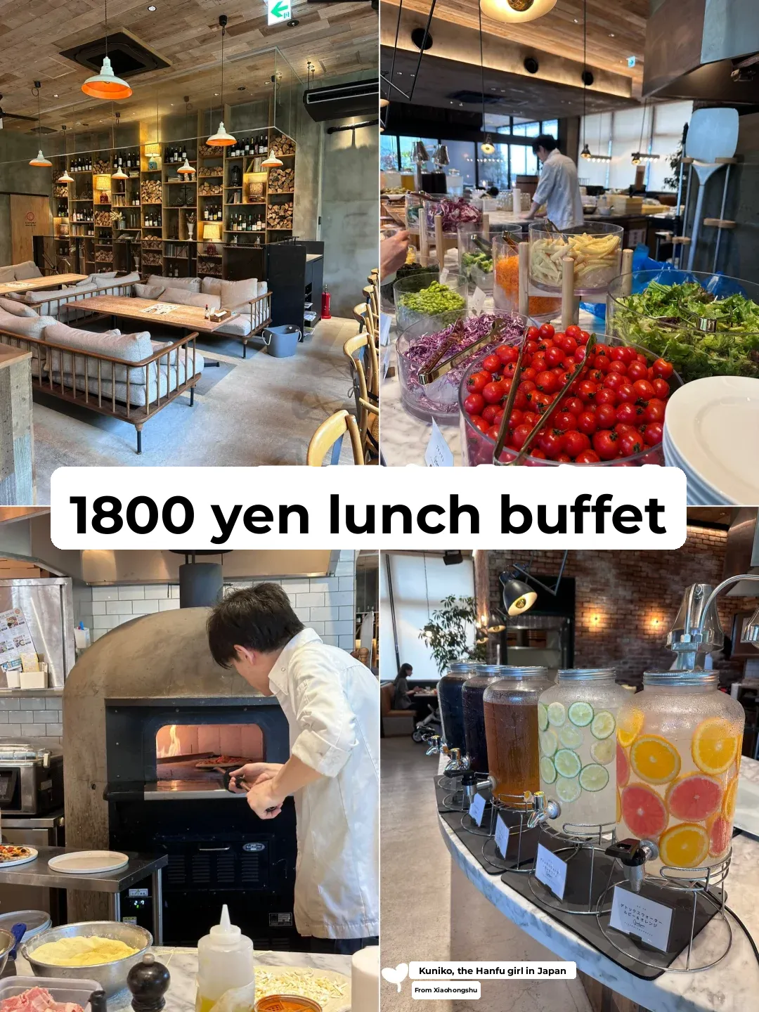 Shin-Osaka | 1800 Yen Italian Buffet Lunch in the Forest