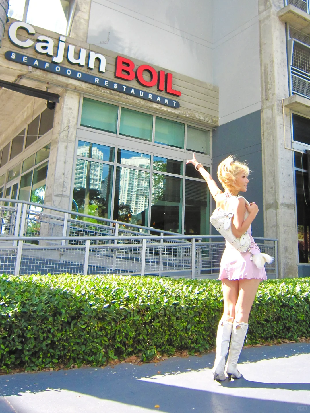 Caught My Iconic Profile Pic at My Fave Seafood Spot in Miami