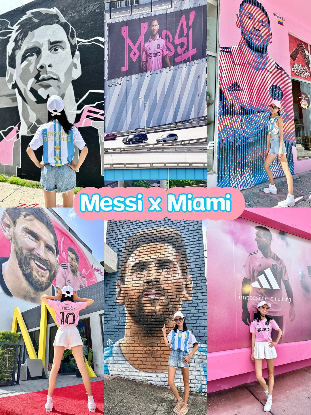 "Miami Locals Share the Best Spots to Snap Photos of Messi Murals 📸"