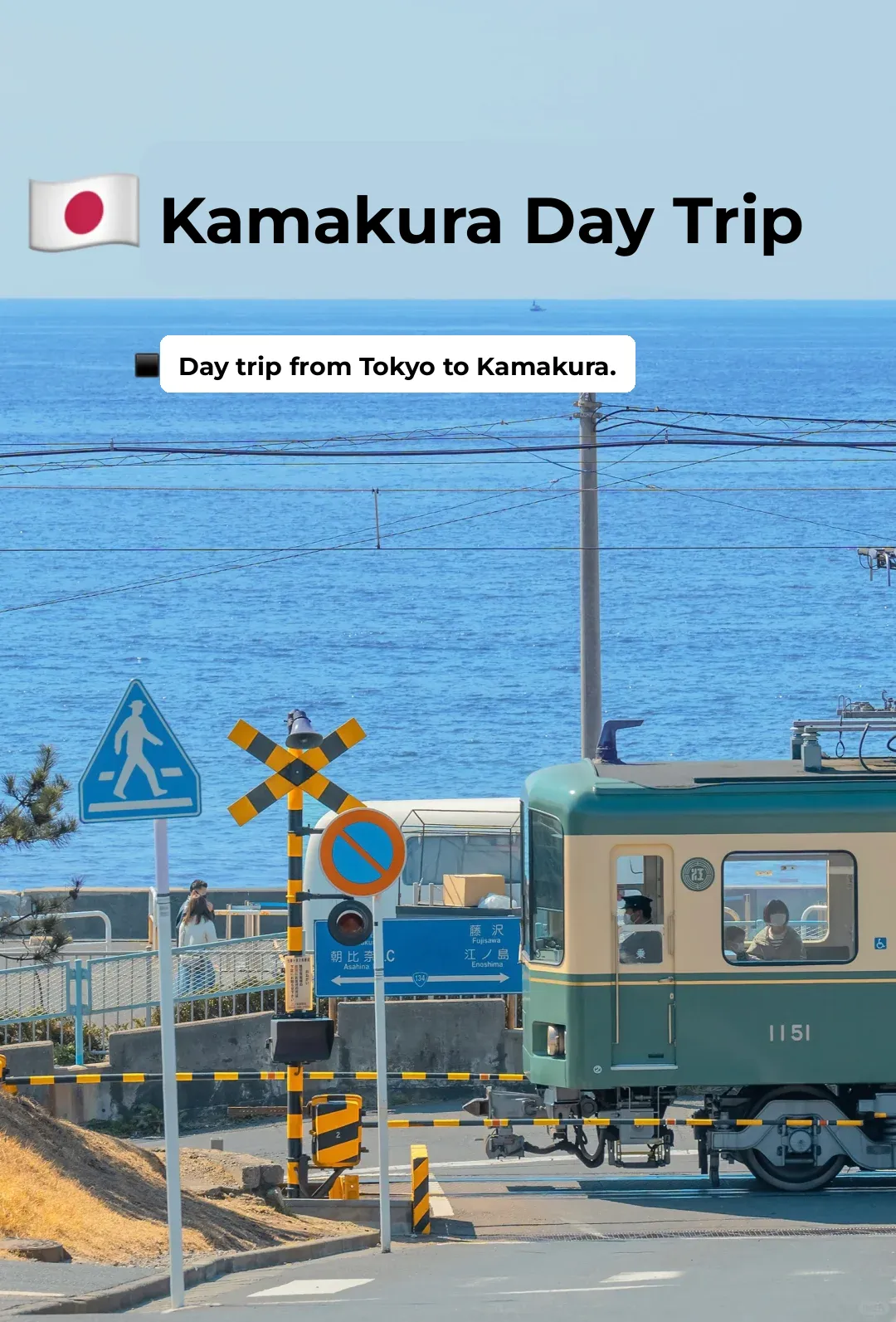 🇯🇵 Day Trip to "Kamakura" from Tokyo (Round-Trip)