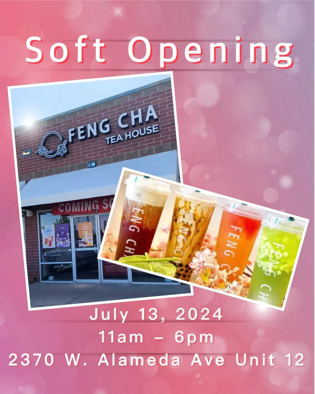 This bubble tea shop is finally opening, I’ll definitely stop by next time to show my support!