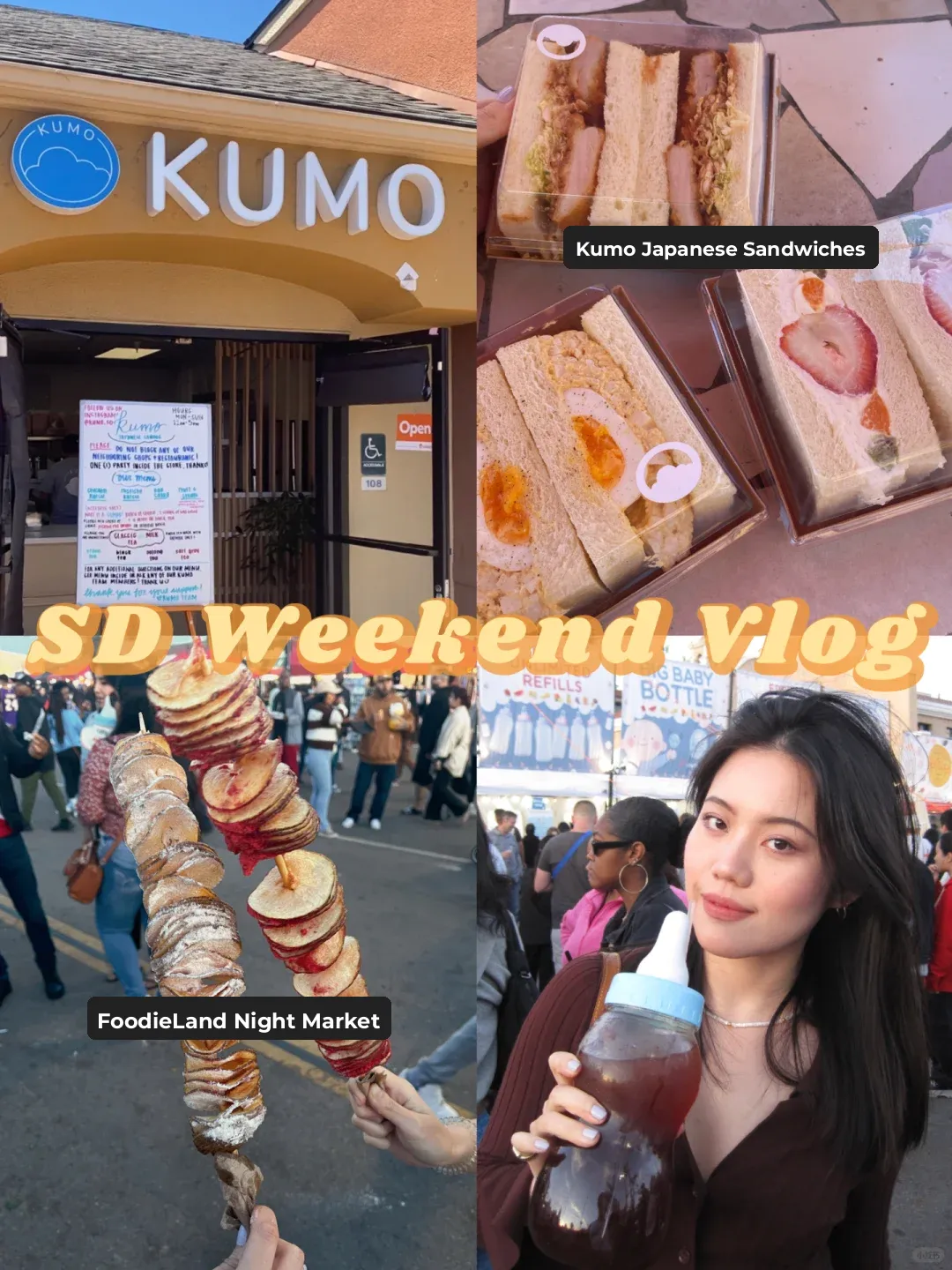 San Diego Food Adventure: Japanese Sandwiches & FoodieLand Night Market