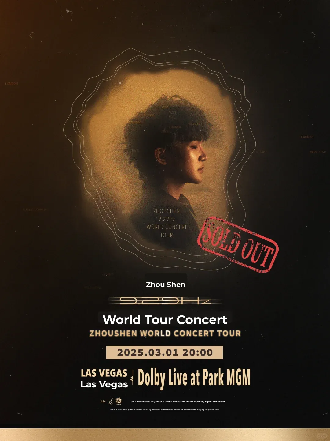 ‼️Zhou Shen’s 9.29Hz World Tour Adds Las Vegas Show‼️