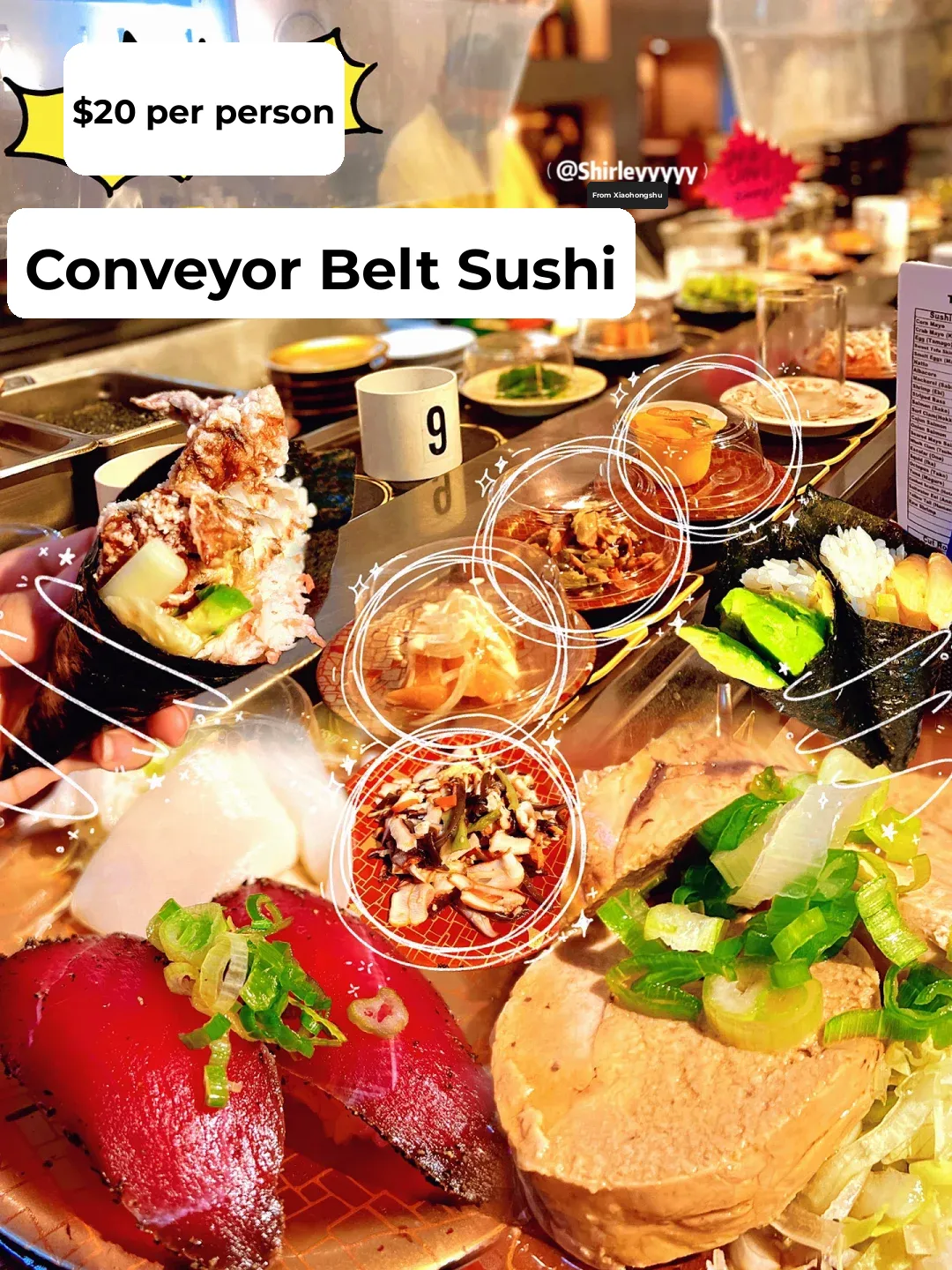 OC Secret 🤫 $20 Per Person ｜ Japanese Rotating Sushi 🍣 Lobster, Uni, Oysters