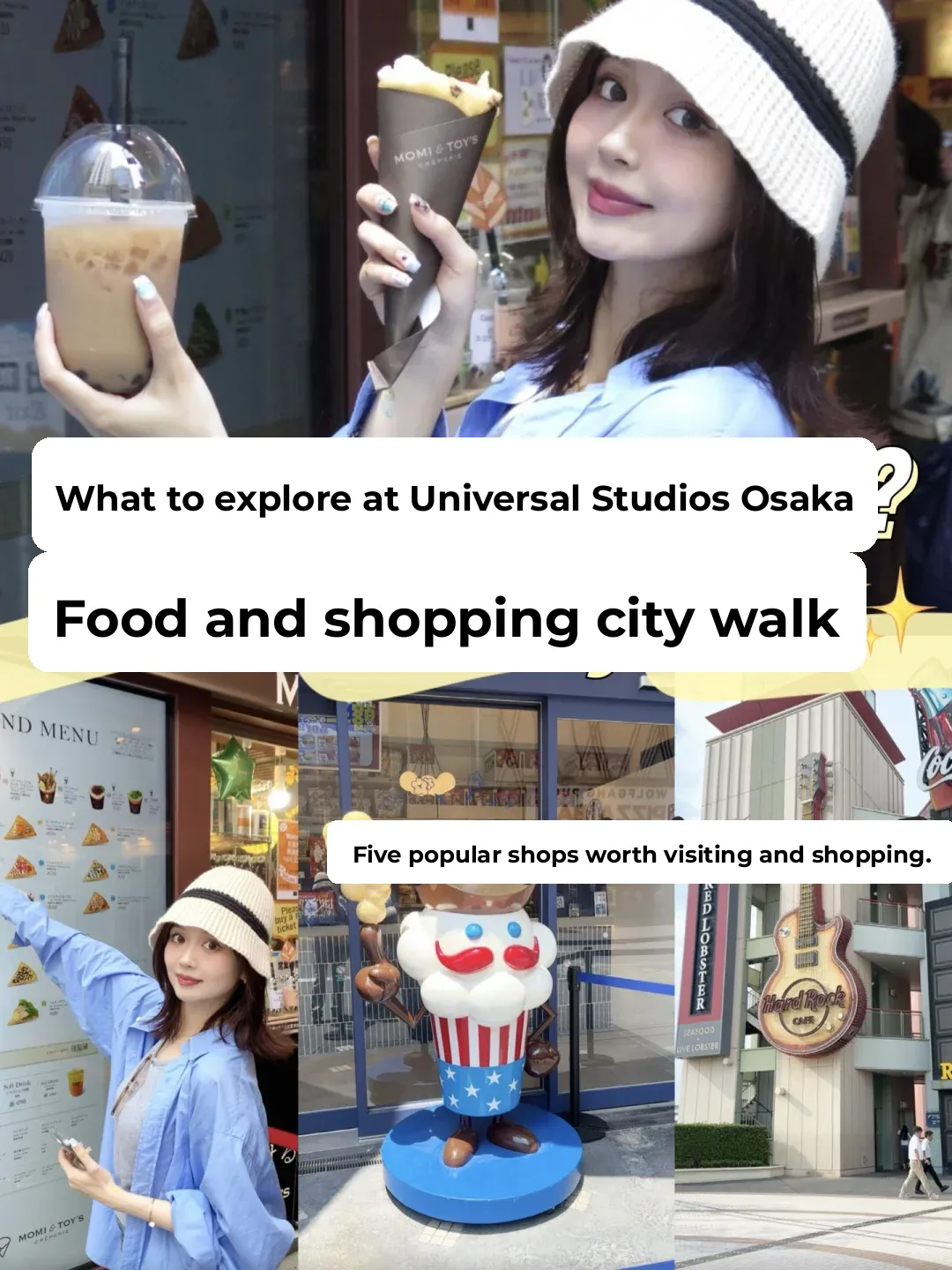 Japan Travel | What to Do at Universal Studios Walkway? Foodie & Shopping Vlog ✨