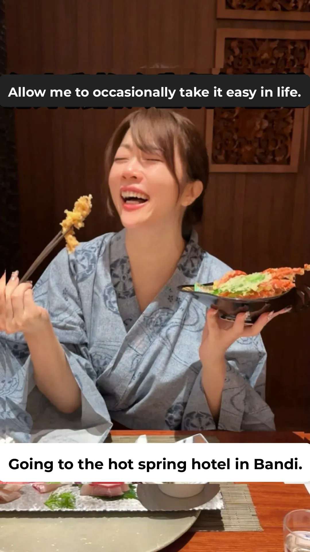 Allow Me to Occasionally Indulge in Life's Luxuries and Take a Break from the Grind