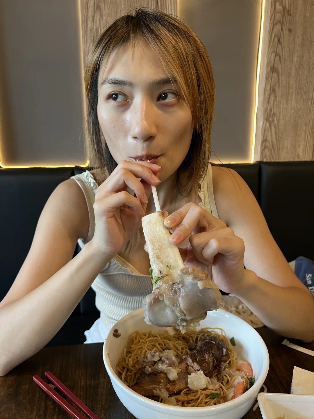 Beef Bone Marrow Pho, Wonton Noodles, and Vietnamese Noodles at Tu Quy