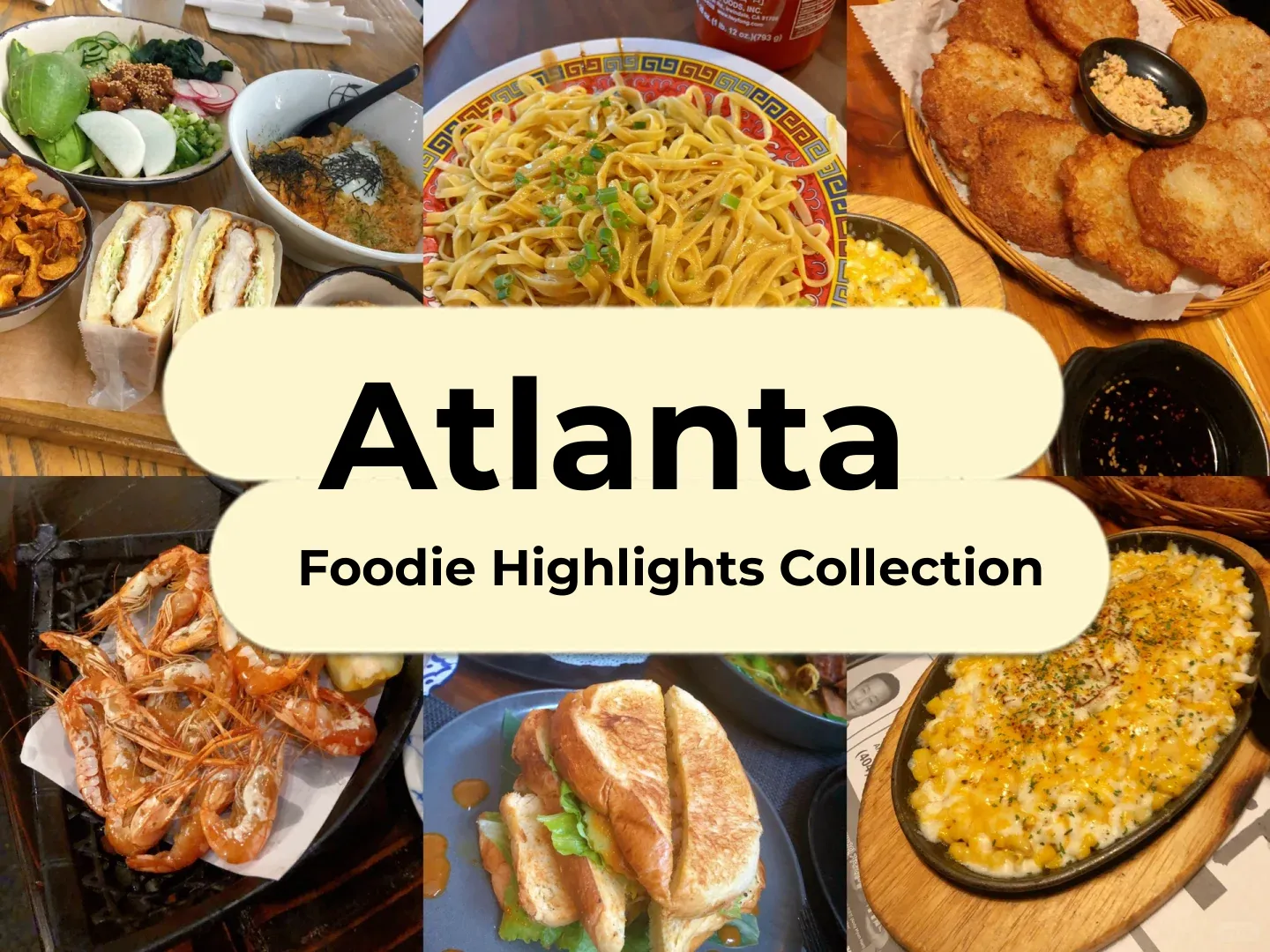 "Three Days and Two Nights of Eating and Drinking in Atlanta | Hidden Gem Restaurants with No Regrets"
