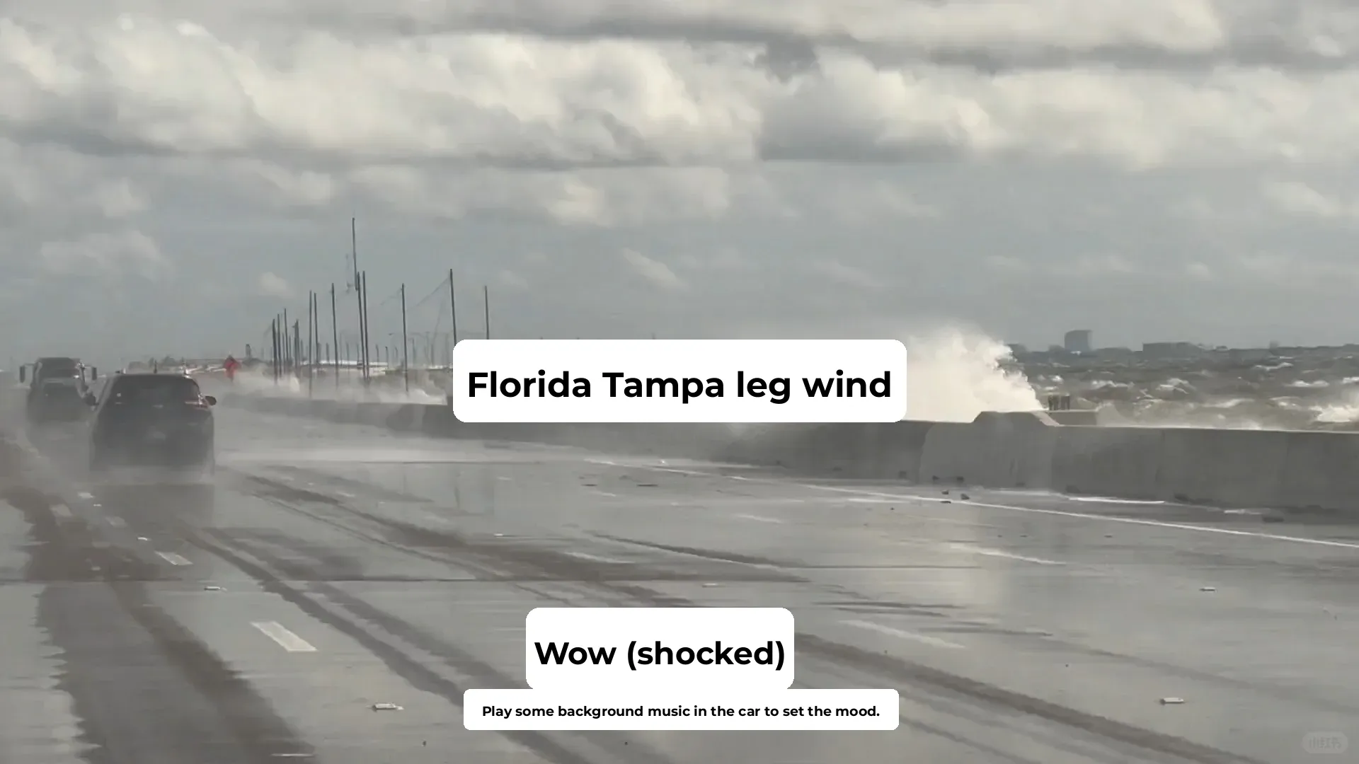 The Hurricane Over Tampa Bay's Cross-Bay Bridge in Florida Was a Bit Terrifying