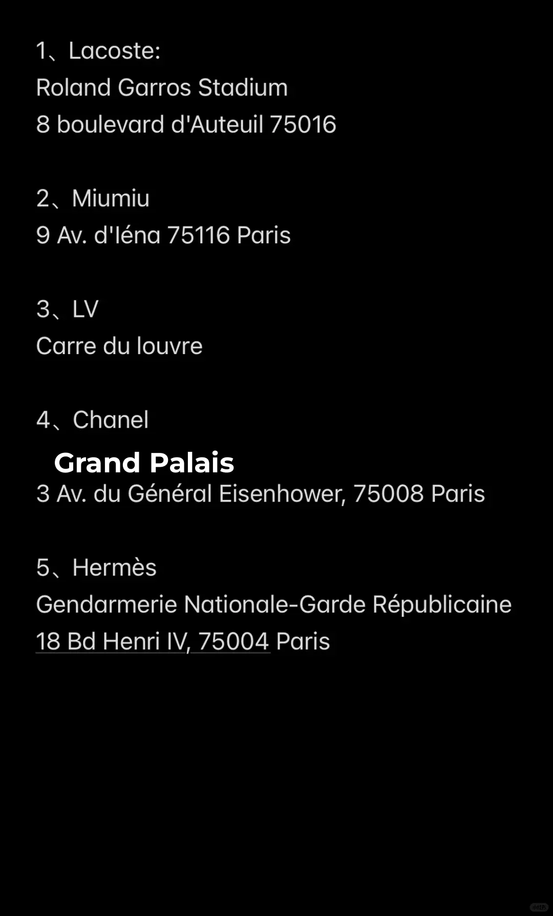 🇫🇷 France | 2024 Paris Fashion Week Show Venues