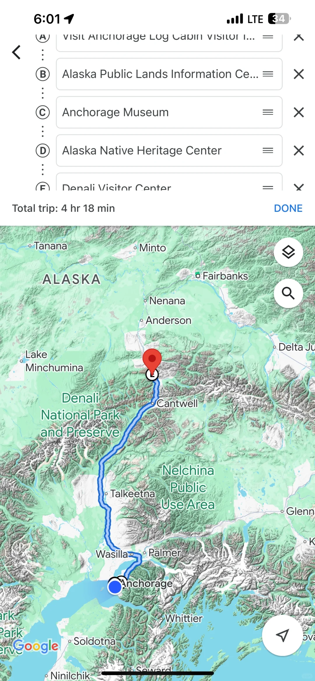 5️⃣ Day Road Trip from Denali to Anchorage: An Alaskan Cultural Journey