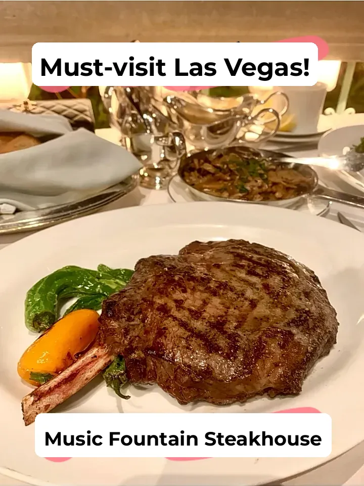 Las Vegas | Bellagio Fountain View Steakhouse 💕