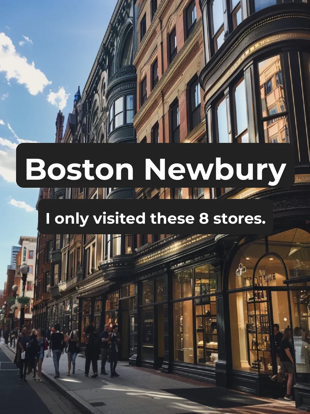 Only These 8 Stores Are Worth Visiting on Newbury Street in Boston