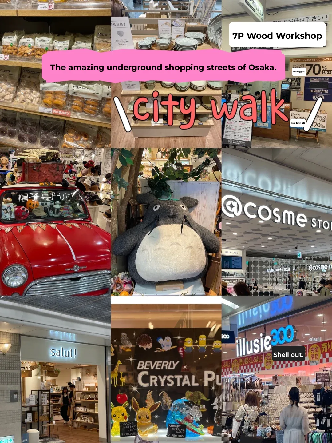 💖 Osaka Must-Visit! Underground Shopping Paradise 🛍️
