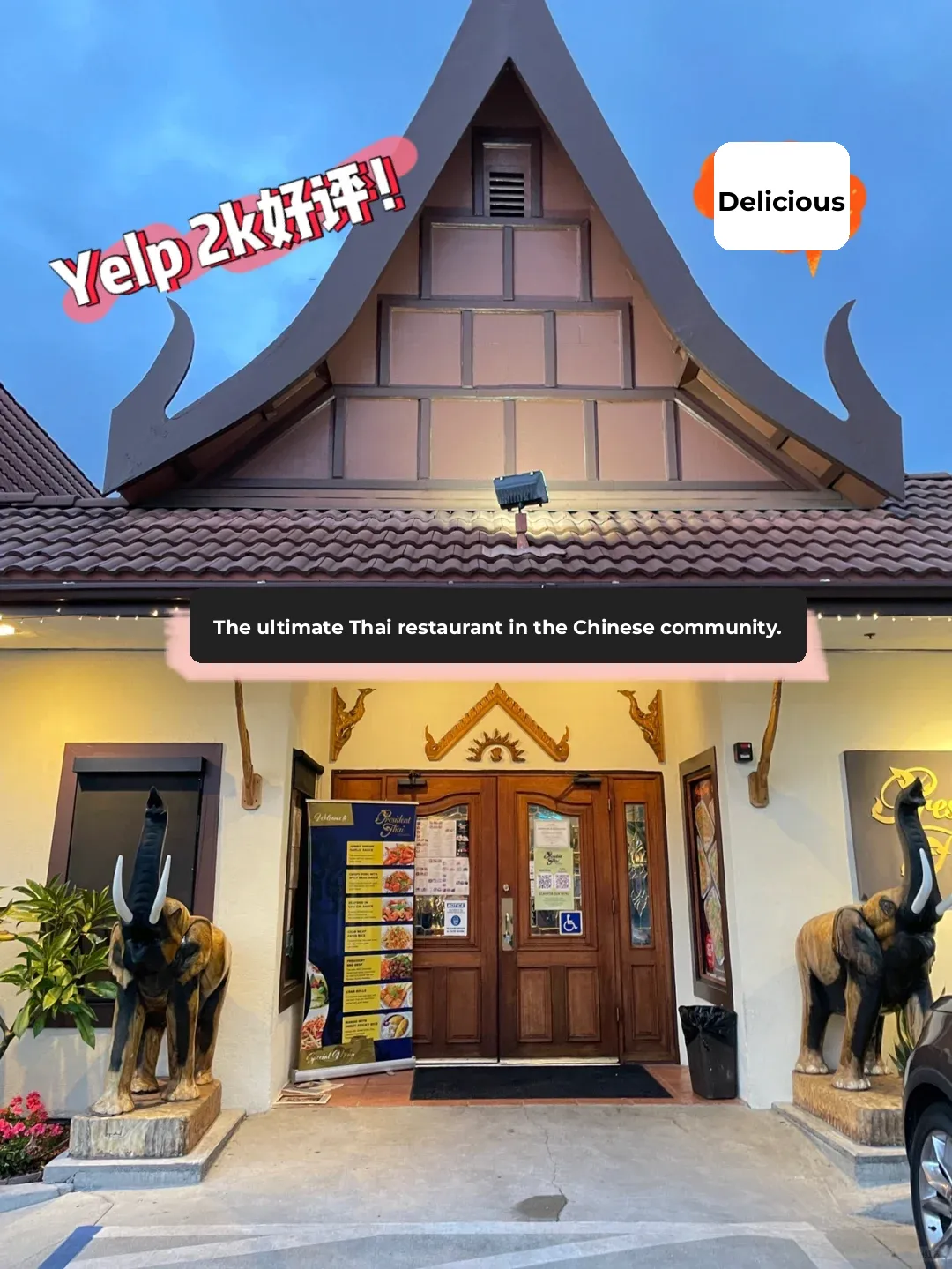 Yelp Over 2K 🔥 Four-Star Rated Thai Gem in the Chinese Neighborhood