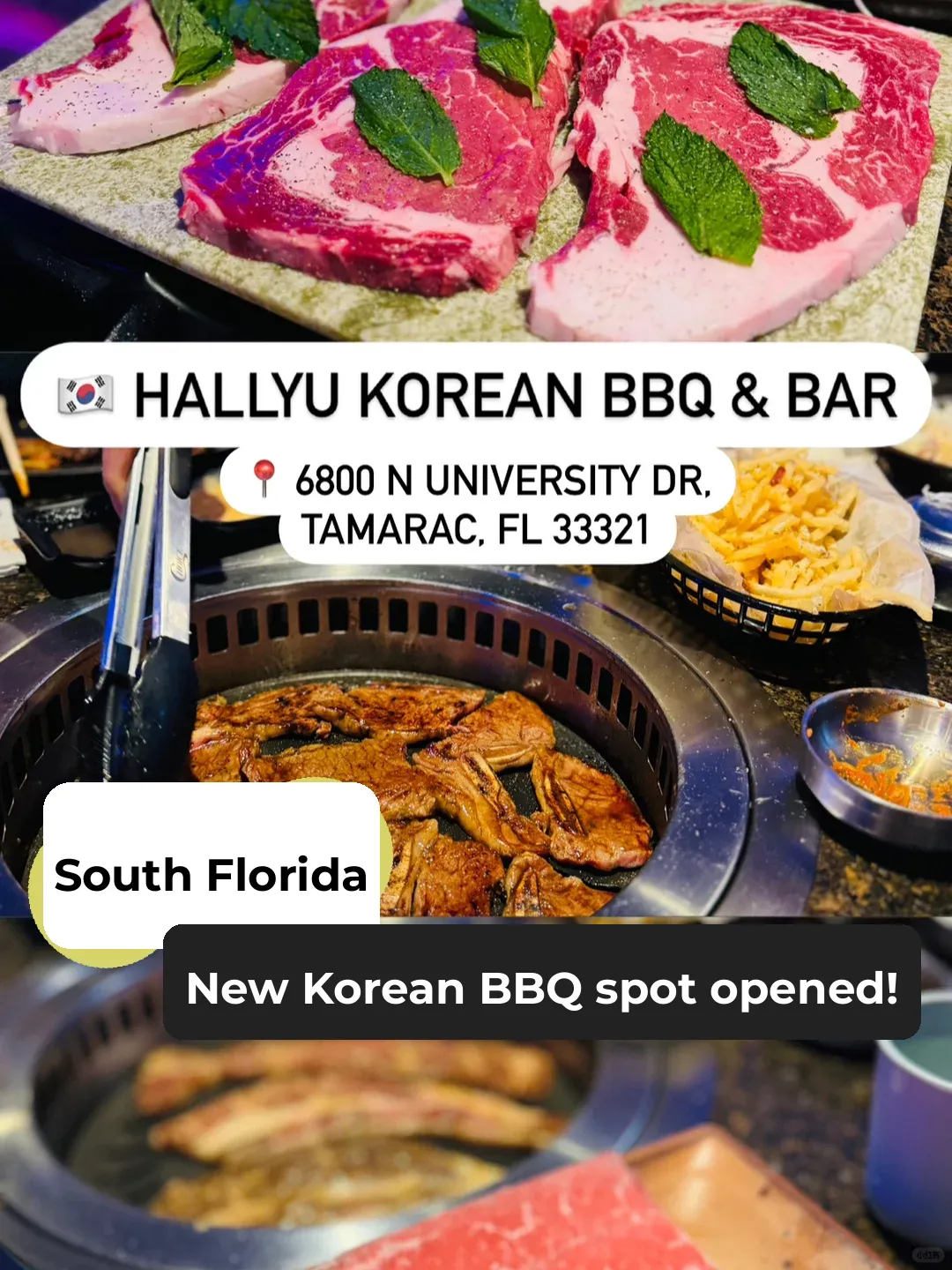 🇺🇸 South Florida - Exploring Hallyu Korean BBQ (with Chinese subtitles)