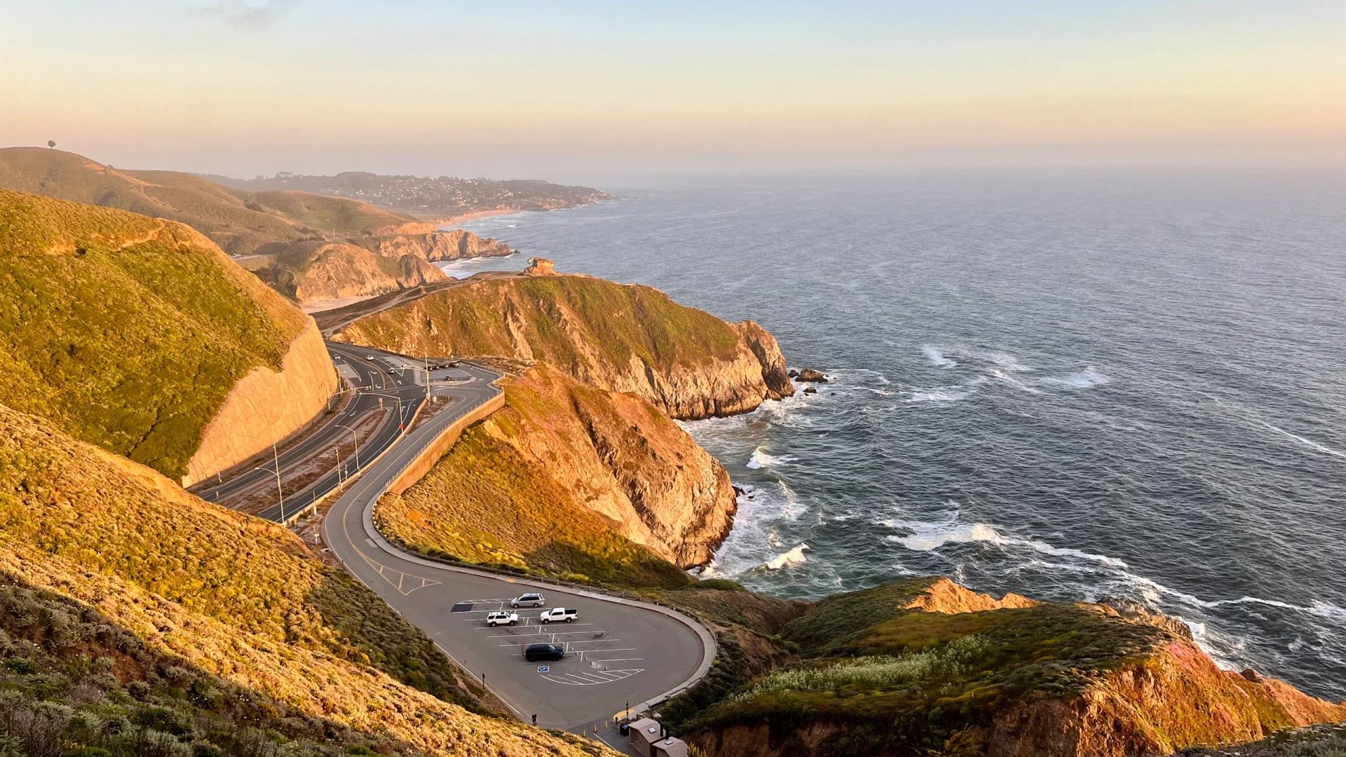An impromptu hike on Highway 1 after work