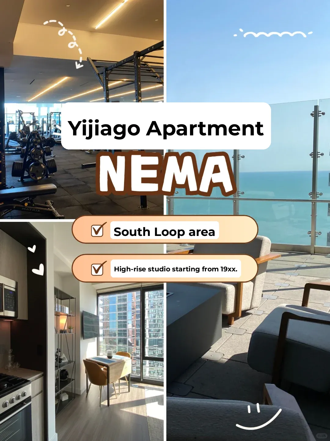 Nema Luxury High-Rise in Chicago | Studio Apartment Under $2000 on the Upper Floors