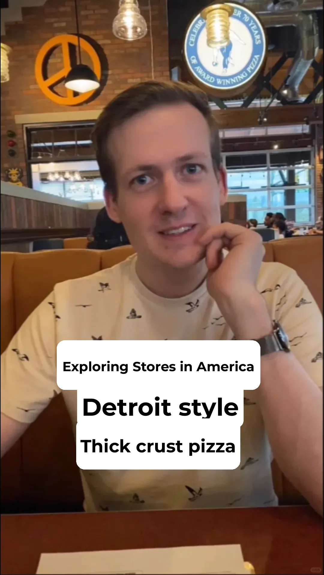 Exploring Detroit-Style Deep-Dish Pizza 🍕 | A Sports Bar in the USA