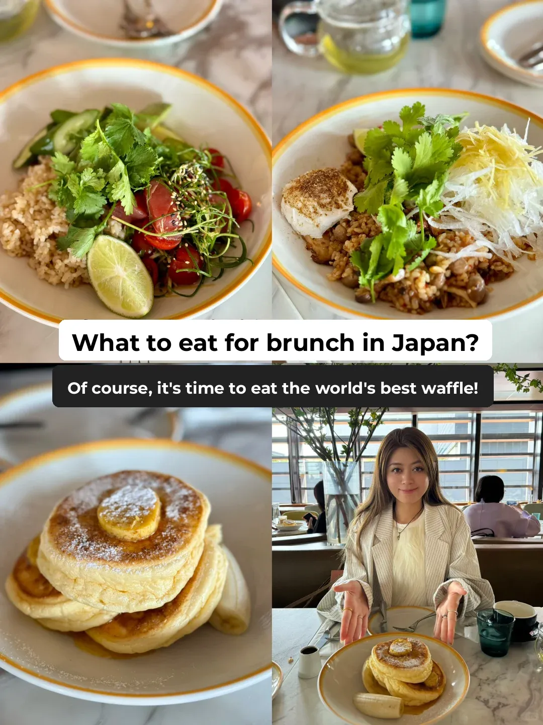 🇯🇵 In Tokyo for a week, I hit up bills three times for their pancakes 🥞😋
